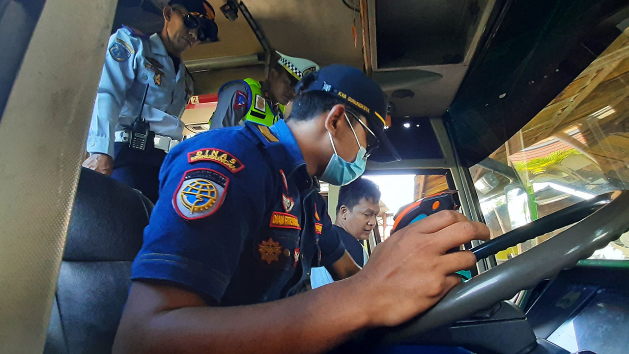 Dishub Pastikan Bus Angkutan Lebaran Laik Jalan