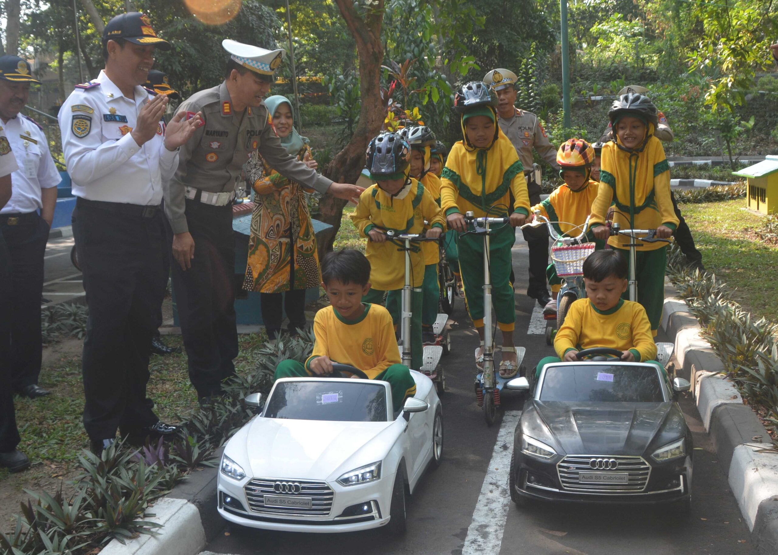 Taman Keselamatan Lalu Lintas Kembali Dibuka, Tanamkan Kesadaran Tertib Lalin kepada Anak-Anak