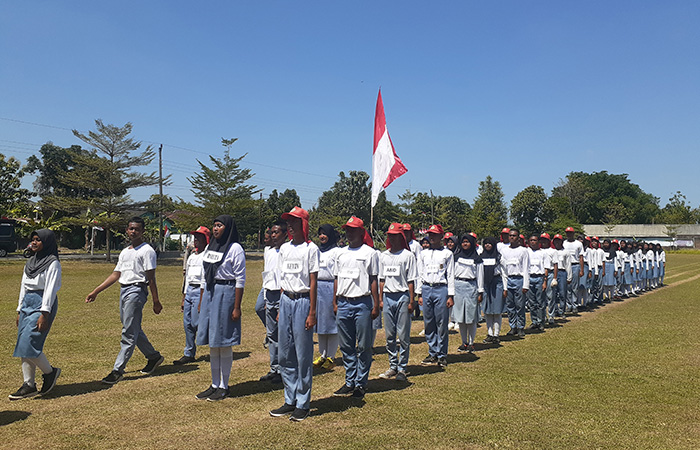 Paskibraka Sewon Maksimalkan Latihan sampai Sore