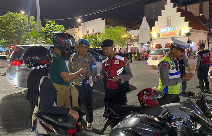 Polresta Jogja Rutinkan Patroli dan Razia Malam Hari