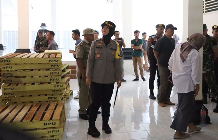 Polisi Pastikan Logistik Pemilu Aman, Polres Cek Gudang Milik KPU Kulonprogo