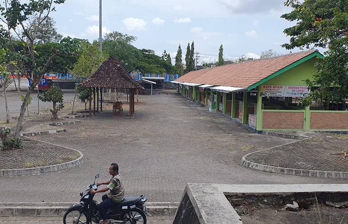 Pusat Kuliner Terminal Dhaksinarga Terbengkalai, APKLI: Pintu Masuk Kurang Representatif