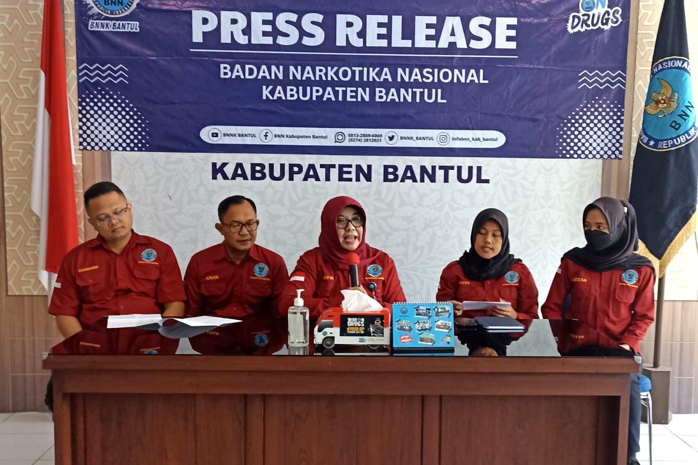 Sepanjang 2023, BNN Bantul Ungkap Satu Sindikat Jaringan Narkotika, Rehabilitasi 172 Orang