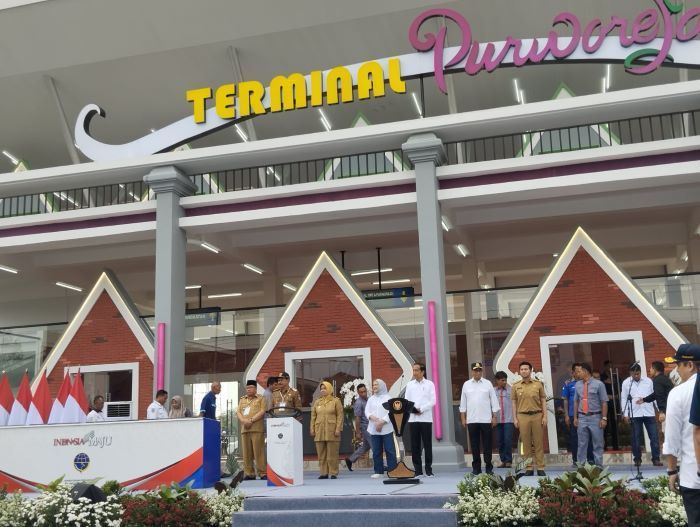 Berkonsep Mix Use, Sebagai Penggerak Ekonomi Daerah, Terminal Tipe A Purworejo Diresmikan Langsung oleh Presiden Jokowi