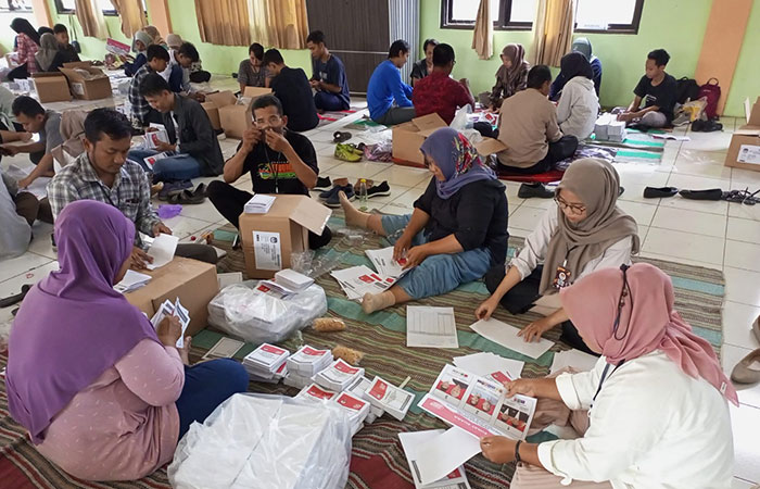 Komisi Pemilihan Umum Kebumen, Sortir dan Lipat Surat Suara Ditarget 10 Hari Selesai