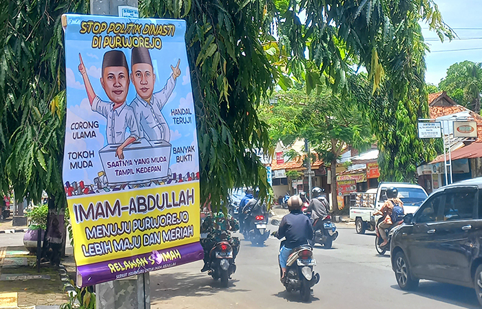 Soimah Tolak Politik Dinasti di Purworejo Banner Imam-Abdullah Terpasang, Siap jika Dicalonkan Jadi Bupati